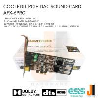 ราคา Cooledit Pcie X1 DAC sound card AFX-6PRO (Windows 7,8,10,11 32/64 bit) ของใหม่มีการรับประกัน (25290982349)