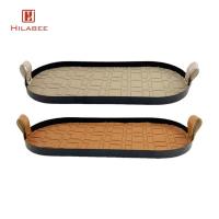 ราคา [hilabee] ถาดโต๊ะเครื่องแป้งถาดน้ําหอมโต๊ะกาแฟตกแต่งเคาน์เตอร์ห้องน้ําตกแต่งบ้าน NightStand Key Storage สําหรับแชมพูสบู่เทียน (40124163745)