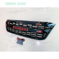 ราคา LA กระจังหน้า Toyota Vigo 2008 GR กระจังหน้าแต่งวีโก้ กระจังหน้ารถ [ ดำเงา ไฟส้ม ] (53955713778)