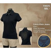 ราคา ✨ Calvin Klein Jeans เสื้อยืดคอปก สีดำ คลาสสิก ใส่ง่าย แมตช์ได้ทุกลุค! (54457236536)