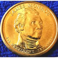 ราคา เหรียญ​สหรัฐอเมริกา​ USA, 1​ Dollar, (5th President​ James Monroe), #4114, ไม่​ผ่าน​ใช้​ UNC (29116716474)