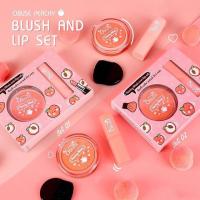ราคา โอบิวซ์ พีชชี่ บลัช OB-1429 Obuse Peachy Blush And Lip Set 8กรัม (14107633803)