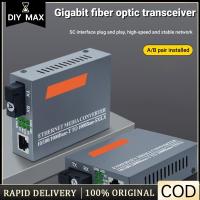 ราคา DIY MAX Gigabit Fiber Optical Media Converter 1000Mbps Single Mode Single Fiber SC Port (29387333502)