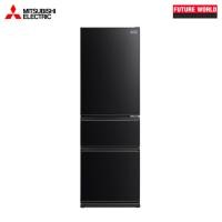 ราคา ตู้เย็น 3 ประตู นี่ห้อ MITSUBISHI รุ่น MR-CGX51EY/GBK ความจุ 15.9 คิว กระจกดำ ระบบ อินเวอร์เตอร์ (28558127369)