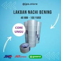 ราคา UNGU Nachi Tape 48mm 100 Yard White Core สีม่วง (43222679171)