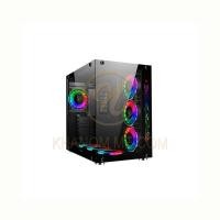 ราคา E-ATX CASE (NP) TSUNAMI 1262 PROTECTOR VISION GAMING (BLACK) (13241889453)