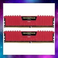 ราคา 16GB (8GBx2) DDR4 3200MHz RAM (หน่วยความจำ) CORSAIR VENGEANCE LPX (RED) (CMK16GX4M2B3200C16R) ใช้งานปกติ ประกันLT (24107493240)