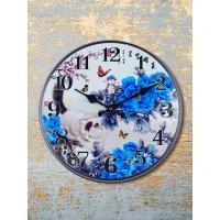 ราคา นาฬิกาแขวนผนัง นาฬิกาผนัง นาฬิกาแขวนผนังวินเทจ นาฬิกาติดแขวน ลวดลาย : แมว / นกแก้ว (11604621963)