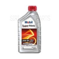 ราคา น้ำมันเครื่องมอเตอร์ไซค์ Mobil Super Moto 4T 20W-40 (1777451791)