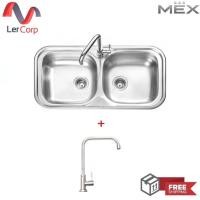 ราคา (MEX) อ่างล้างจาน MEX รุ่น ML150B + ก๊อกน้ำ TP230 (20364677352)
