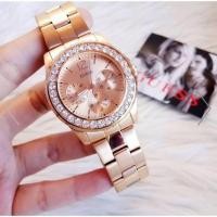 ราคา Guess U12005L2 37mm Women's Rose Gold Tone Rose Gold Dial Quartz Watch (2608507944)