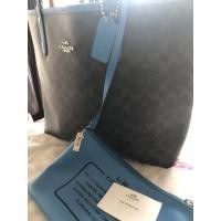 ราคา coach toteรุ่น F36658 สีน้ำเงิน#ของแท้100% (8203411964)
