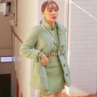 ราคา เซต 3 ชิ้น (เสื้อ,กระโปรง,โค้ท) แบรนด์ Flat2112 FT445 FT414 (3340349522)