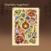 ราคา โปสการ์ด Starfalls together Postcard (55856048754)