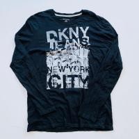 ราคา DKNY แบรนด์เนมของแท้ เสื้อยืดชายแขนยาว สภาพดีตำหนิไม่มี เบอร์แอล อก 22.5 ยาว 29 ราคา 190 (22778893961)