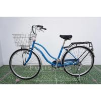 ราคา จักรยานแม่บ้านญี่ปุ่น - ล้อ 26 นิ้ว - ไม่มีเกียร์ - ไฟหน้าอัตโนมัติ - Agenda - สีน้ำเงิน [จักรยานมือสอง] (48402058420)
