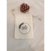 ราคา ถุงผ้าดิบ หูรูด NRIZ ใส่เทียนหอม ขนาด 9x13 ซม. (20481022072)