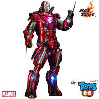 ราคา Hot Toys MMS618D43 Iron Man 3 1/6th Scale Silver Centurion (Armor Suit Up Version) Collectible Figure (10654869700)