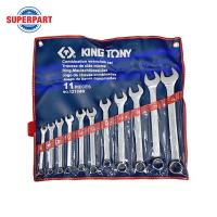 ราคา ประแจแหวนข้างปากตายชุด KINGTONY ชุด11ชิ้น เบอร์8-24 รุ่น 1211MR (KI-6003002) (56304993232)