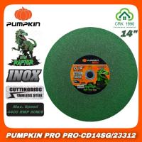 ราคา PUMPKIN PRO RAPTOR PRO-CD14SG/23312 ใบตัดเหล็ก ใบตัดไฟเบอร์ แผ่นไฟเบอร์ตัดเหล็ก ใบตัดสแตนเลส 14 นิ้ว (6520126235)