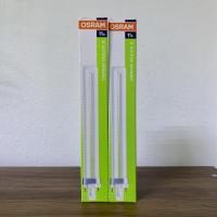 ราคา ( แพ็ก 2 ดวง ) OSRAM หลอดตะเกียบ หลอดประหยัดไฟ 11W ขั้วG23 / DULUX S 827 INTERNA, 830 Warm White, 840 Cool White (8263556955)