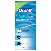 ราคา east Oral B Super floss 50 pre cut stands ไหมขัดฟัน สำหรับคนจัดฟัน (40850091091)