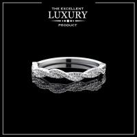 ราคา แหวนเพชรสวิส เกรดดี เพชรCZ ทรงเกลียว เพชรละเอียด พร้อมส่ง (3852611610)