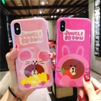 ราคา [ใส่โค้ดลดค่าส่ง] เคสนิ่ม Brown บราวน์ iPhone 6/6s/6+/6s+/7/7+/8/8+/X (1269876548)