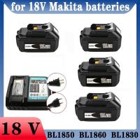 ราคา BL1850 For Makita 18V Battery Rechargeable Battery Lithium-ion Cell Suitable For Makita Power Tool BL1860 BL1830 LXT400 (26862424564)