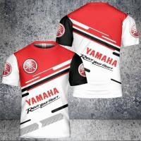 ราคา [จัดส่งด่วน] เสื้อยืดกีฬาแขนสั้นแบบ 3D ลาย Yamaha และทีม Monster Energy สำหรับฤดูร้อน (42279537165)