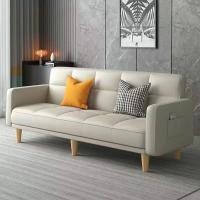 ราคา โซฟาปรับนอน Sofa สามารถพับนั่งและปรับนอนเป็นเตียงได้ โซฟาเบด โซฟาผ้ากำมะหยี่ (Sofa Bed 2,3,4 ที่นั่ง)นุ่มและสะดวกสบาย (24879457642)