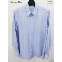 ราคา Christian ​Dior แท้ อก48 เสื้อเชิ๊ตแขนยาวฟ้าเรียบหรู (9186464860)