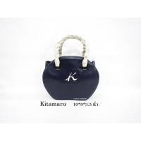 ราคา กระเป๋ามือสอง กระเป๋าหนังแท้ กระเป๋าทรงถัง ทรงถือ Kitamaru (8443597308)