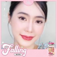 ราคา คอนแทคเลนส์✨ขนาดกลาง✨ Falling ✨Kitty Kawaii สี Brown / Black / Gray (24832568463)