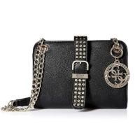 ราคา กระเป๋า GUESS Eileen Mini Convertible Crossbody - Black ของแท้ พร้อมส่ง (1937574087)