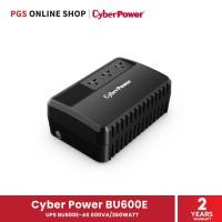 ราคา CyberPower (เครื่องสำรองไฟฟ้า) รุ่น UPS BU600E-AS 600VA/360WATT สินค้ารับประกัน 2 ปี (12875795670)