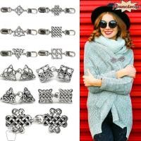 ราคา ฟรันซิคาล เข็มกลัดผ้าคลุมไหล่,สไตล์วินเทจคลิปมัลติฟังก์ชั่คาร์ดิแกนคลิป,การออกแบบสีเงินเสื้อกันหนาวเสื้อ เข็มหมุด (51356510570)