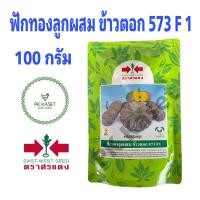 ราคา เมล็ดฟักทอง ข้าวตอก 573 F1 100g ตราศรแดง ฟักทองลูกผสม (8030183551)