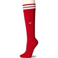 ราคา Mizuno Soccer Wear Stockings P2MX8000 Red/White 23-25 (27643659280)