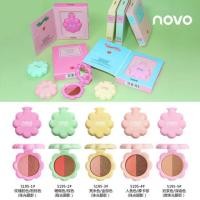 ราคา โนโว novo love Duo Shadow teo color eye shadow อายแชโดว์ สองสีในตลับเดียว แต่งตาทูโทน (826279060)