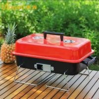 ราคา เตาถ่านBBQ เตาปิ้งย่าง Charcoal Barbeque Grill Portable Camping (26219295412)