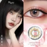 ราคา มีค่าสายตา Rozelens Lamune Gray Brown บิ๊กอาย สุดปัง คอนแทคเลนส์ รายเดือน มีอย แถมตลับฟรี เลนส์นิ่ม สวยปังมาก (26527435522)