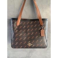ราคา Coach C4060 Horse And Carriage Tote 27 With Horse And Carriage Dot Print กระเป๋าสะพายไหล่