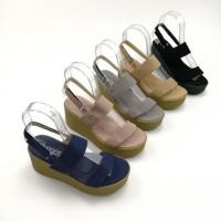 ราคา รองเท้าเปิดหน้าคาด​ 2​ เส้น​รัดส้น​ ส้นเตารีดปั้มลาย​ หนังกลับ​ พื้นนิ่มใส่สบาย​ สูง​ 3​ นิ้ว​ เสริมหน้า​ 1.5​ นิ้ว (3202923564)