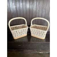 ราคา ตะกร้า ใส่ของทำบุญ ตะกร้าหวายแท้ทั้งใบ ทำจากวายแท้ทั้งต้น ลายผีเสื้อ ขนาดใหญ่ที่สุด!! (14195591014)