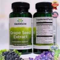 ราคา Swanson Grape Seed Extract with MegaNatural Gold 450mg+100mg 60เม็ด (USA) บำรุงผิวพรรณ เพื่อผิวขาว กระจ่างใส (7144713036)