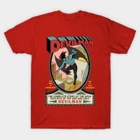 ราคา เสื้อยืด Vintage Devilman T-Shirt แท้ Cotton 100% ใส่เดินทาง oversize สีพื้น S-5XL แห้งเร็ว y2k (40467577307)