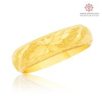 ราคา OJ GOLD แหวนทองแท้ นน. 1 สลึง 96.5% 3.8 กรัม ปอกมีดตัดลาย ขายได้ จำนำได้ มีใบรับประกัน แหวนทอง (2355340047)