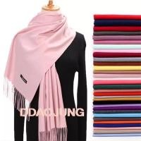ราคา SCARF CASHMERE สีพื้น สวยงาม ผ้าหนา ELEGANT มากๆจ้า (10777673915)
