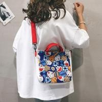 ราคา กระเป๋าสะพายข้างผ้าแคนวาส ซื้อถุงเท้าลายโดเรม่อนไซส์ใหญ่ (matatshop) (26190030531)